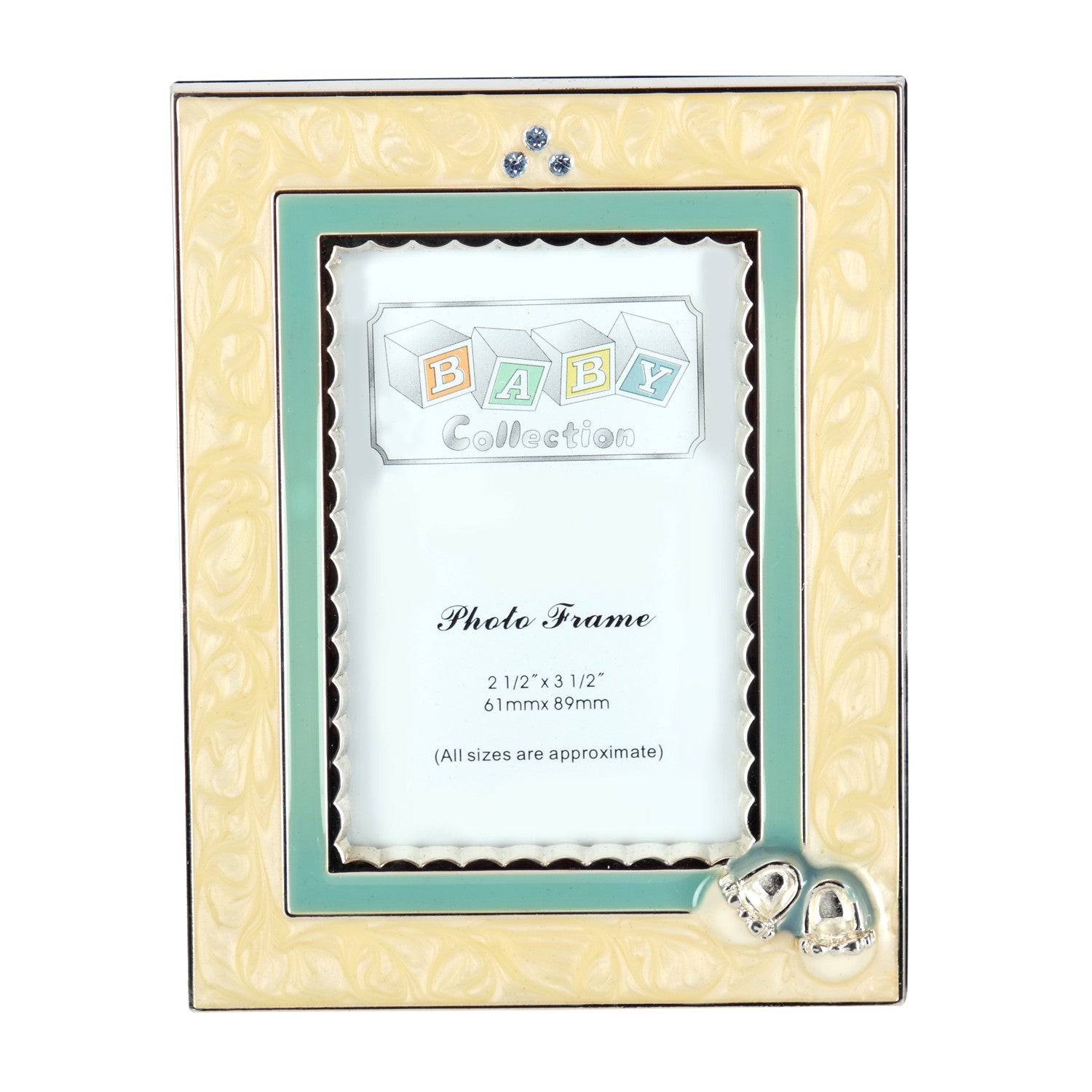 BABY, Photo Frame, Blue - Barton,Son & Co.