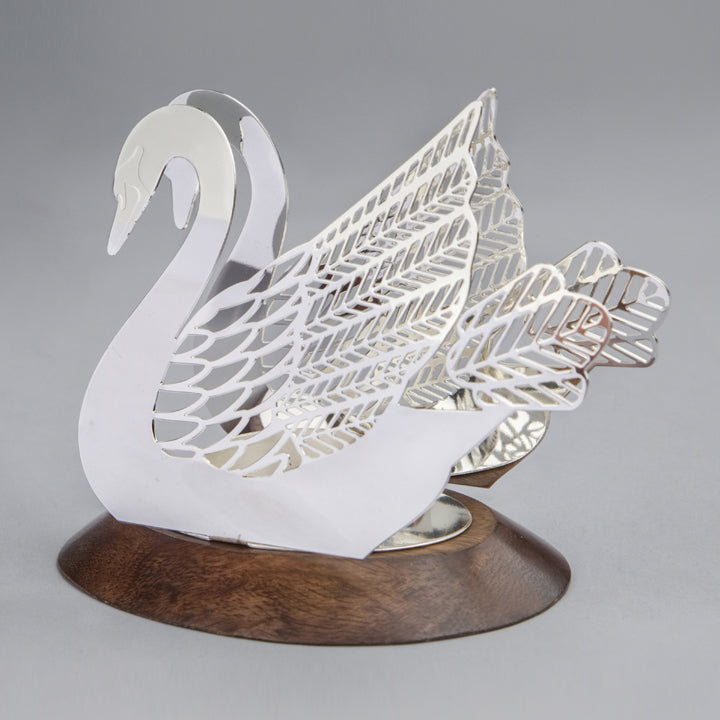 Swan Cut Work Tee Light Holder