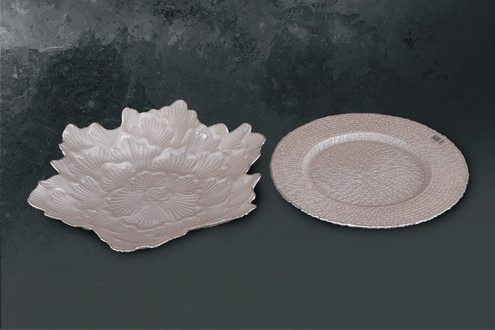 Crystal Glass Dish with Silver Sheet - Barton,Son & Co.