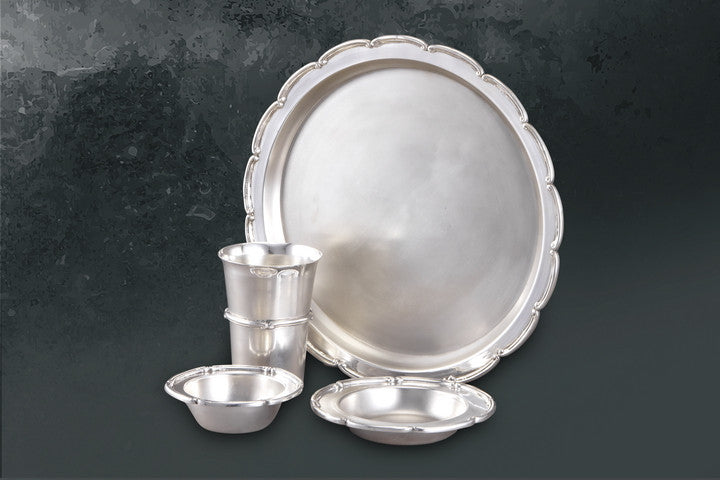 Dinner Set-Cerated-with Katori Glass Halwa Dish - Barton,Son & Co.