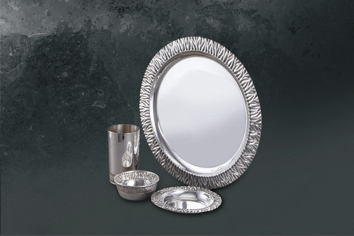 Dinner Set-Long Hammer Tone - Barton,Son & Co.