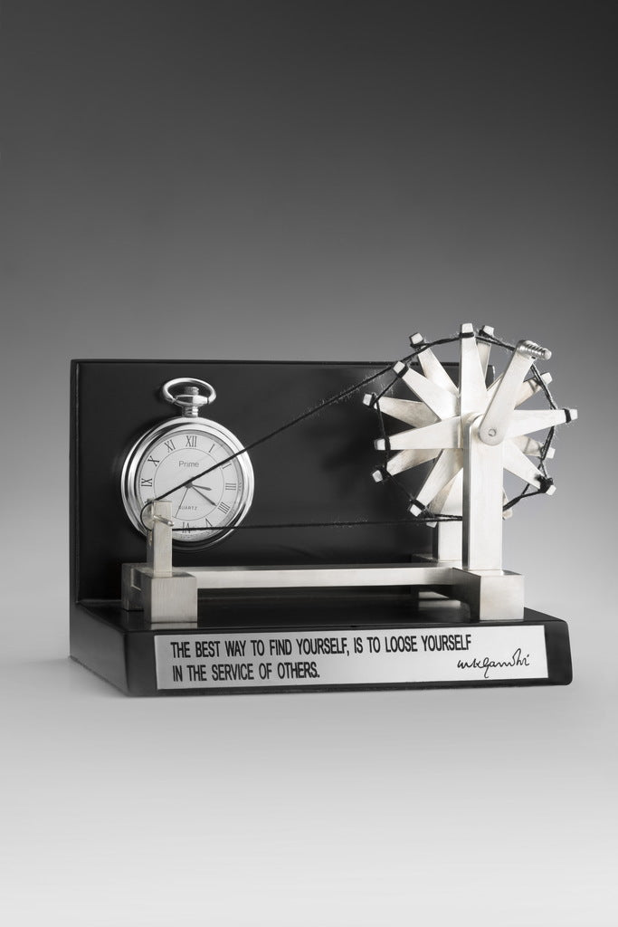 Gandhi charka & pocket watch