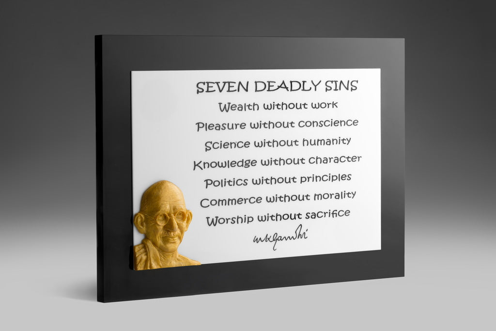 Gandhi Plaque (Large)